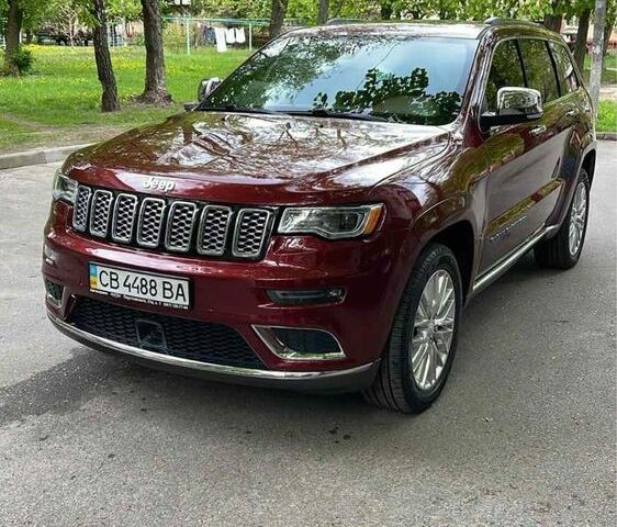 Красный Джип Гранд Чероки, объемом двигателя 3.6 л и пробегом 128 тыс. км за 29500 $, фото 1 на Automoto.ua