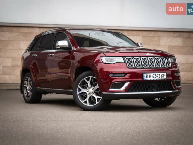 Красный Джип Гранд Чероки, объемом двигателя 3.6 л и пробегом 55 тыс. км за 28900 $, фото 1 на Automoto.ua