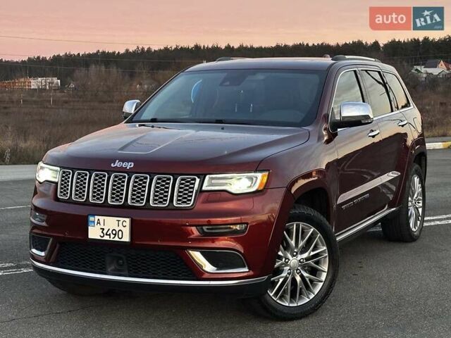 Червоний Джип Grand Cherokee, об'ємом двигуна 3.6 л та пробігом 87 тис. км за 29499 $, фото 1 на Automoto.ua