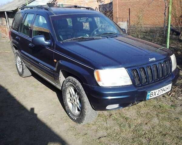 Синий Джип Гранд Чероки, объемом двигателя 4.7 л и пробегом 247 тыс. км за 7200 $, фото 1 на Automoto.ua