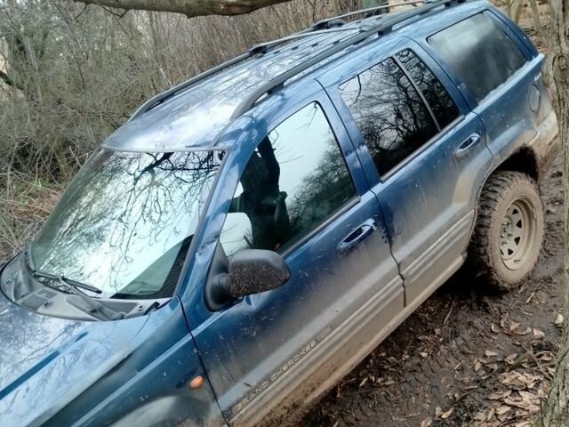 Синий Джип Гранд Чероки, объемом двигателя 3 л и пробегом 300 тыс. км за 4000 $, фото 1 на Automoto.ua