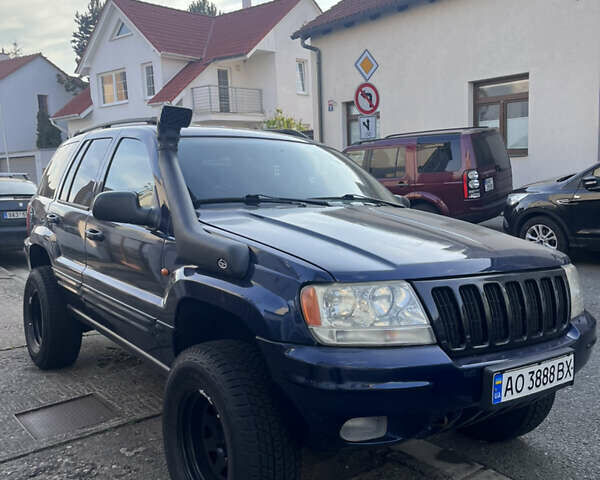 Синий Джип Гранд Чероки, объемом двигателя 2.69 л и пробегом 263 тыс. км за 10500 $, фото 1 на Automoto.ua