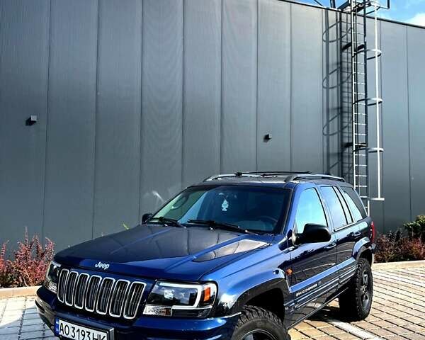 Синий Джип Гранд Чероки, объемом двигателя 4.7 л и пробегом 205 тыс. км за 9200 $, фото 1 на Automoto.ua