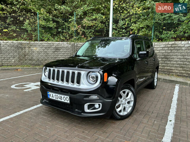 Черный Джип Ренегат, объемом двигателя 2.36 л и пробегом 136 тыс. км за 11499 $, фото 1 на Automoto.ua