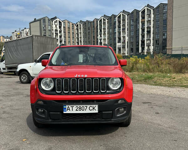 Красный Джип Ренегат, объемом двигателя 2.36 л и пробегом 136 тыс. км за 13800 $, фото 1 на Automoto.ua