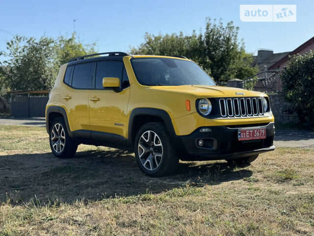 Жовтий Джип Ренегат, об'ємом двигуна 2.36 л та пробігом 190 тис. км за 11499 $, фото 1 на Automoto.ua