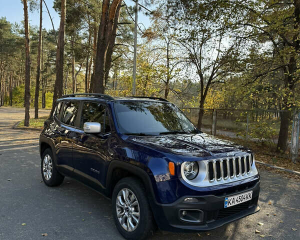 Синий Джип Ренегат, объемом двигателя 2.36 л и пробегом 91 тыс. км за 10950 $, фото 1 на Automoto.ua