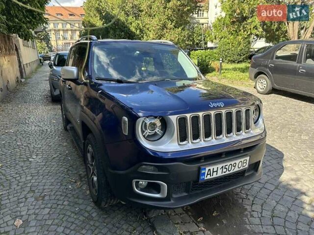 Синій Джип Ренегат, об'ємом двигуна 2.36 л та пробігом 61 тис. км за 13300 $, фото 1 на Automoto.ua
