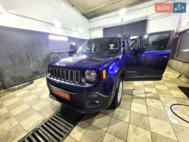 Синий Джип Ренегат, объемом двигателя 2.36 л и пробегом 249 тыс. км за 11750 $, фото 1 на Automoto.ua