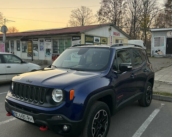 Синий Джип Ренегат, объемом двигателя 2.36 л и пробегом 155 тыс. км за 12700 $, фото 1 на Automoto.ua