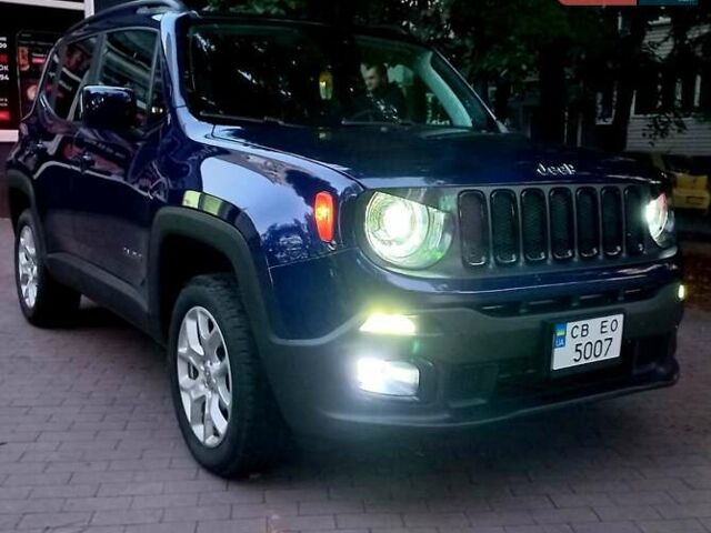Синий Джип Ренегат, объемом двигателя 2.36 л и пробегом 99 тыс. км за 15100 $, фото 1 на Automoto.ua