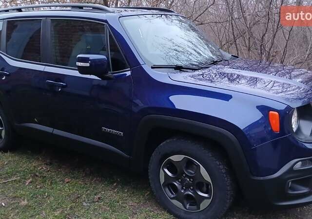 Синий Джип Ренегат, объемом двигателя 1.4 л и пробегом 73 тыс. км за 17000 $, фото 1 на Automoto.ua