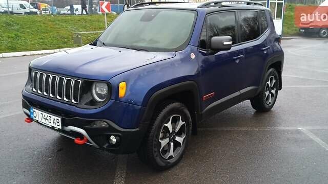 Синий Джип Ренегат, объемом двигателя 1.3 л и пробегом 45 тыс. км за 12400 $, фото 1 на Automoto.ua