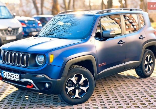 Синий Джип Ренегат, объемом двигателя 1.3 л и пробегом 47 тыс. км за 14999 $, фото 1 на Automoto.ua