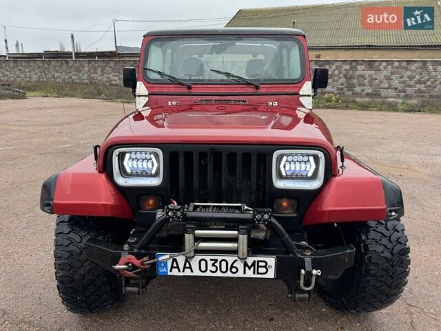 Червоний Джип Wrangler, об'ємом двигуна 3.96 л та пробігом 200 тис. км за 14500 $, фото 1 на Automoto.ua