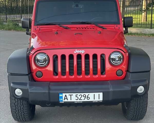 Красный Джип Вранглер, объемом двигателя 2.78 л и пробегом 100 тыс. км за 32999 $, фото 1 на Automoto.ua