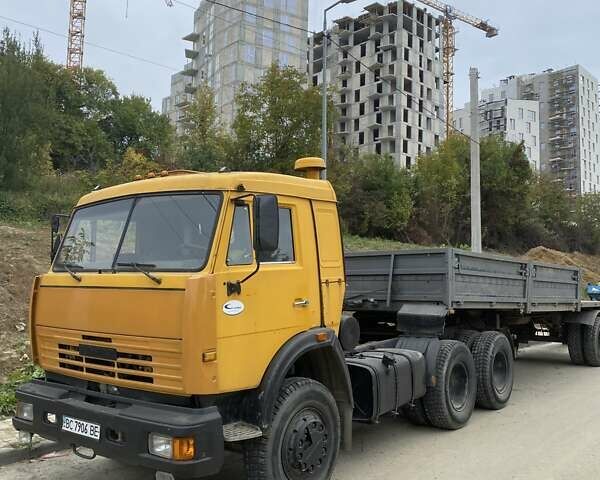 Желтый КамАЗ 54115, объемом двигателя 10.85 л и пробегом 40 тыс. км за 14000 $, фото 1 на Automoto.ua
