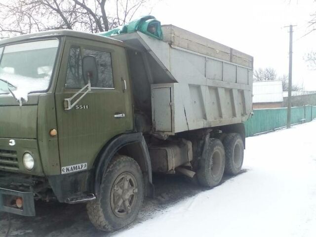 Зелений КамАЗ 5511, об'ємом двигуна 11 л та пробігом 100 тис. км за 8350 $, фото 1 на Automoto.ua