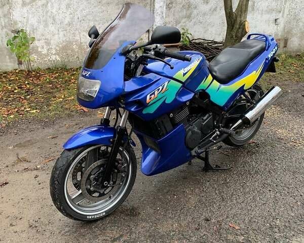 Синій Кавасакі GPZ, об'ємом двигуна 0.5 л та пробігом 35 тис. км за 1500 $, фото 1 на Automoto.ua