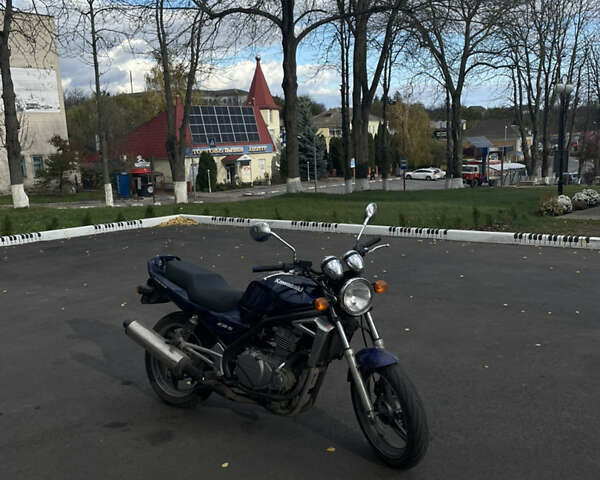 Синий Кавасаки ER-5, объемом двигателя 0.5 л и пробегом 33 тыс. км за 2800 $, фото 1 на Automoto.ua