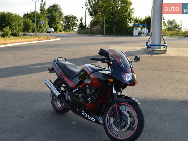 Черный Кавасаки EX 500D, объемом двигателя 0.5 л и пробегом 68 тыс. км за 3000 $, фото 1 на Automoto.ua