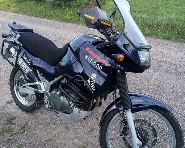 Синий Кавасаки KLE 500, объемом двигателя 0 л и пробегом 70 тыс. км за 2350 $, фото 1 на Automoto.ua