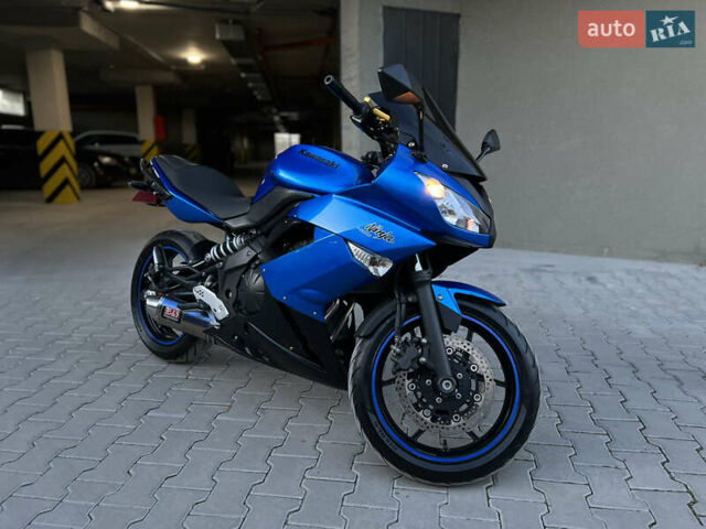 Синий Кавасаки Ninja 400, объемом двигателя 0.4 л и пробегом 29 тыс. км за 4299 $, фото 1 на Automoto.ua