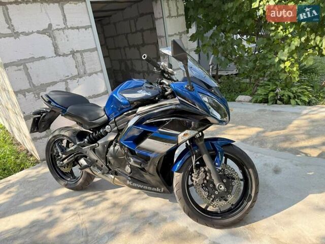 Синій Кавасакі Ninja 400, об'ємом двигуна 0.4 л та пробігом 27 тис. км за 5500 $, фото 1 на Automoto.ua