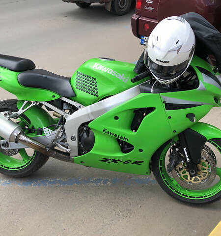 Зеленый Кавасаки Ninja 600 ZX-6R, объемом двигателя 0.6 л и пробегом 47 тыс. км за 2600 $, фото 1 на Automoto.ua