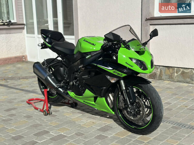 Зеленый Кавасаки Ninja ZX-6R, объемом двигателя 0.6 л и пробегом 18 тыс. км за 7800 $, фото 1 на Automoto.ua