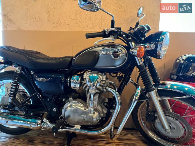 Синий Кавасаки W 800, объемом двигателя 0.8 л и пробегом 10 тыс. км за 9499 $, фото 1 на Automoto.ua