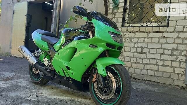 Зелений Кавасакі ZX 9R, об'ємом двигуна 0.9 л та пробігом 65 тис. км за 3400 $, фото 1 на Automoto.ua