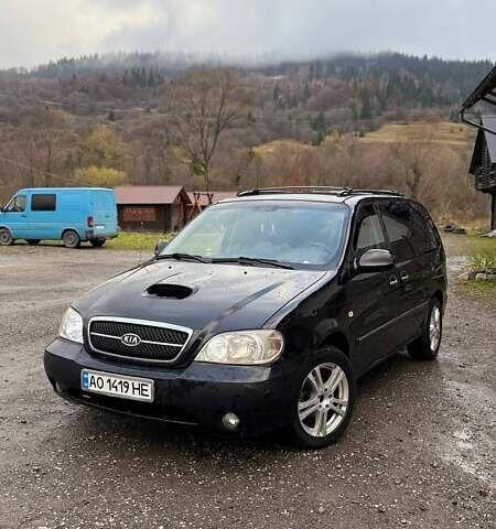 Черный Киа Карнивал, объемом двигателя 2.9 л и пробегом 270 тыс. км за 3000 $, фото 1 на Automoto.ua