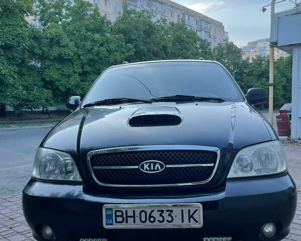 Черный Киа Карнивал, объемом двигателя 2.9 л и пробегом 220 тыс. км за 5300 $, фото 1 на Automoto.ua