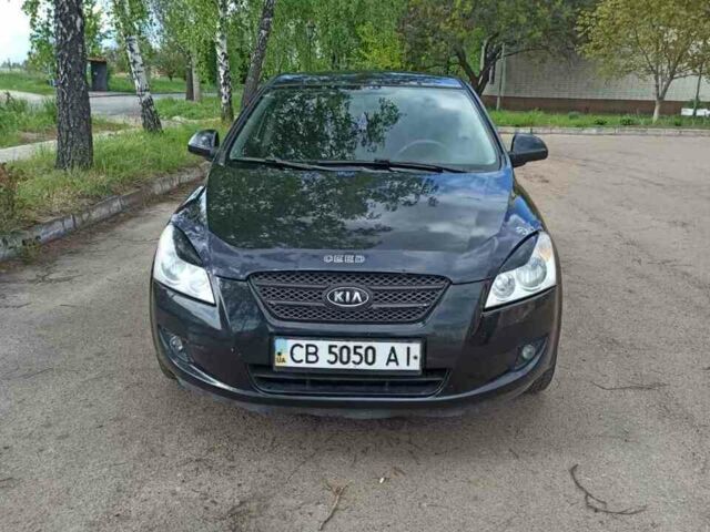 Черный Киа Сид, объемом двигателя 1.4 л и пробегом 260 тыс. км за 5700 $, фото 1 на Automoto.ua
