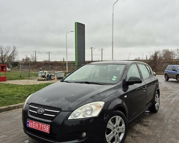 Черный Киа Сид, объемом двигателя 1.6 л и пробегом 221 тыс. км за 5900 $, фото 1 на Automoto.ua