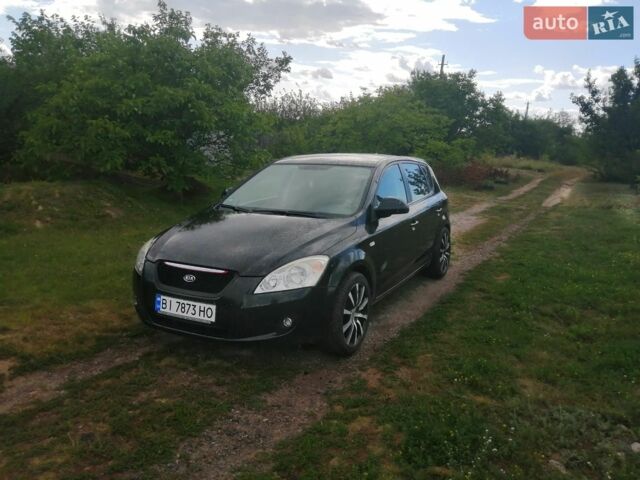 Черный Киа Сид, объемом двигателя 1.4 л и пробегом 199 тыс. км за 5200 $, фото 1 на Automoto.ua