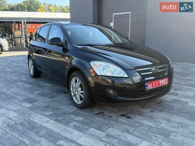 Черный Киа Сид, объемом двигателя 1.6 л и пробегом 218 тыс. км за 6300 $, фото 1 на Automoto.ua