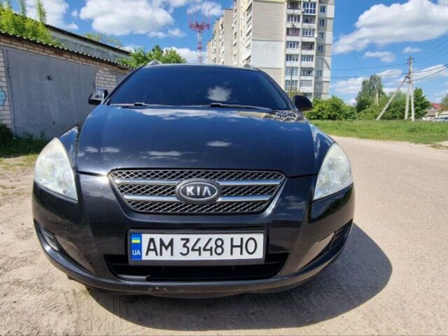 Черный Киа Сид, объемом двигателя 1.6 л и пробегом 230 тыс. км за 8000 $, фото 1 на Automoto.ua
