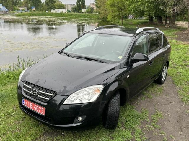 Черный Киа Сид, объемом двигателя 1.6 л и пробегом 215 тыс. км за 5800 $, фото 1 на Automoto.ua