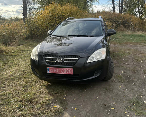 Черный Киа Сид, объемом двигателя 1.6 л и пробегом 222 тыс. км за 5400 $, фото 1 на Automoto.ua