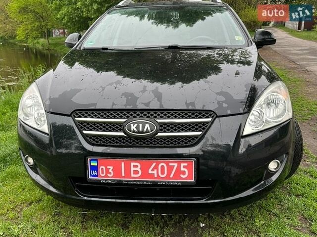 Черный Киа Сид, объемом двигателя 1.6 л и пробегом 215 тыс. км за 5800 $, фото 1 на Automoto.ua