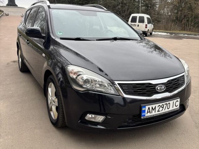 Черный Киа Сид, объемом двигателя 1.4 л и пробегом 181 тыс. км за 6200 $, фото 1 на Automoto.ua
