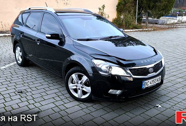 Черный Киа Сид, объемом двигателя 1.6 л и пробегом 200 тыс. км за 7000 $, фото 1 на Automoto.ua