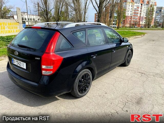 Черный Киа Сид, объемом двигателя 1.6 л и пробегом 232 тыс. км за 7300 $, фото 1 на Automoto.ua