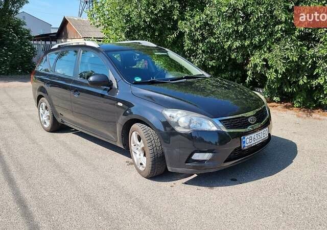 Черный Киа Сид, объемом двигателя 1.4 л и пробегом 240 тыс. км за 7300 $, фото 1 на Automoto.ua