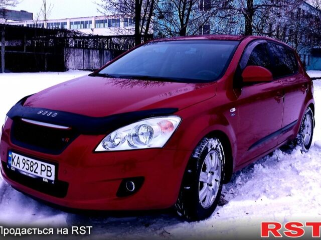 Красный Киа Сид, объемом двигателя 2 л и пробегом 191 тыс. км за 7900 $, фото 1 на Automoto.ua
