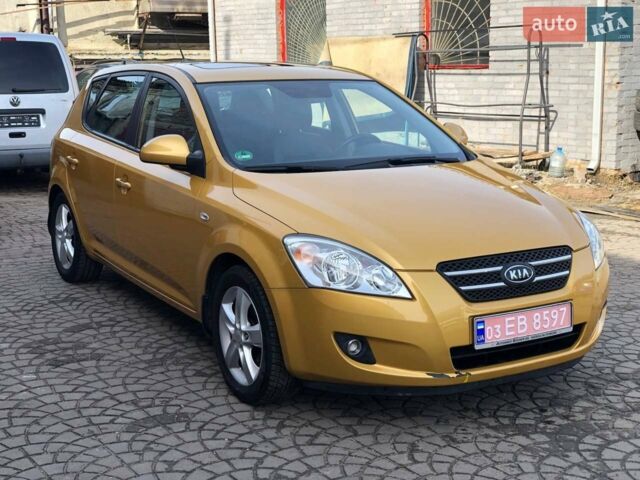 Жовтий Кіа Сід, об'ємом двигуна 2 л та пробігом 139 тис. км за 5400 $, фото 1 на Automoto.ua