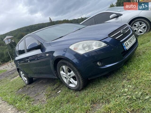 Синий Киа Сид, объемом двигателя 2 л и пробегом 170 тыс. км за 6200 $, фото 1 на Automoto.ua