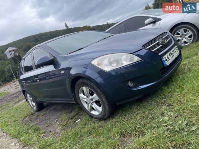 Синий Киа Сид, объемом двигателя 2 л и пробегом 170 тыс. км за 6200 $, фото 1 на Automoto.ua